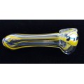 GLASS PIPE ASSORTED COLOR STRIPED PEANUT HP01 5CT/ PACK